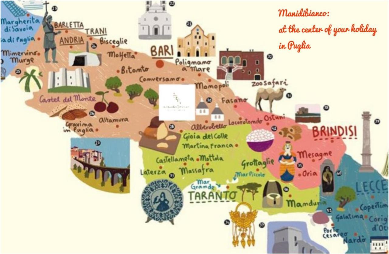 Manidibianco Apulian Relaxing Stay Turi Esterno foto